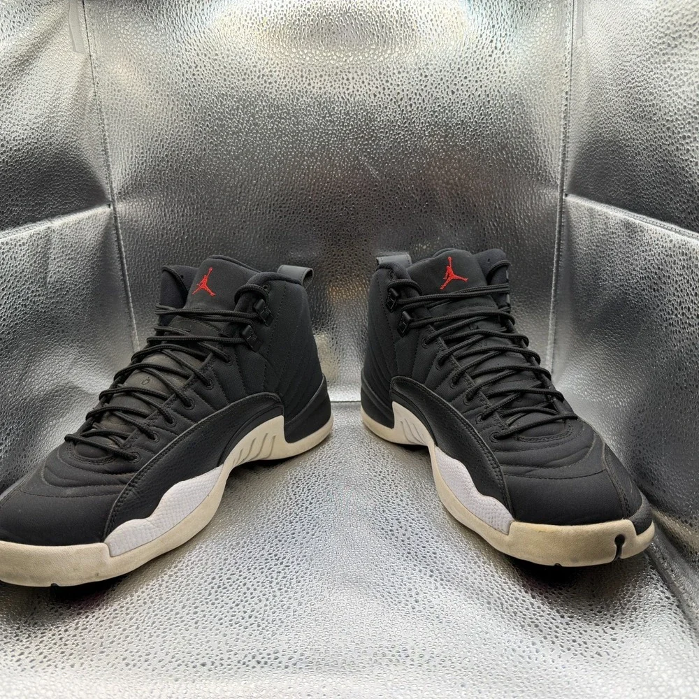 Size 10 Air Jordan 12 Retro Winter Winterized Black Mens Sneakers 130690-004‎